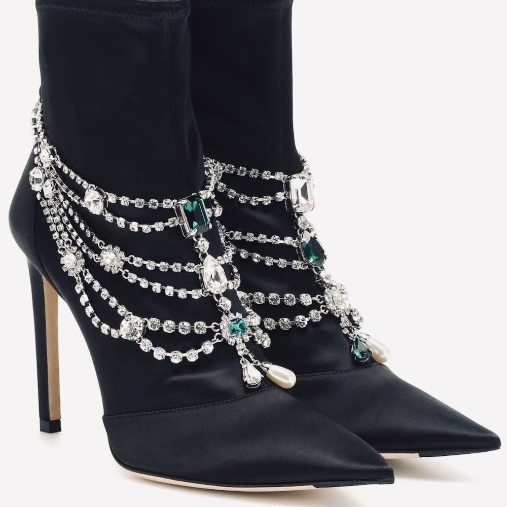 Jimmy Choo Lyja 100mm ankle boots